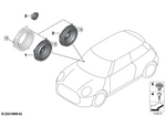 65139442520 - Audio, Navigation, Electronic Systems: Mid-Range Speaker for Mini: Cooper C, Cooper S, Countryman S ALL4, Countryman SE ALL4 Image image