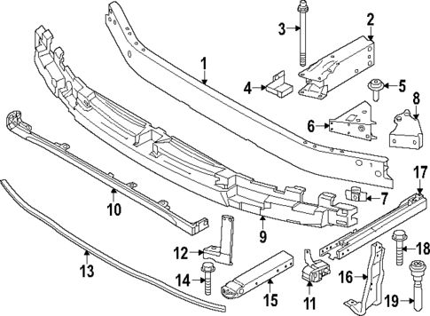 Bumper & Components - Front for 2024 BMW X1 #1