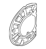 9P1615311B - Brakes: Splash Shield for Porsche Image