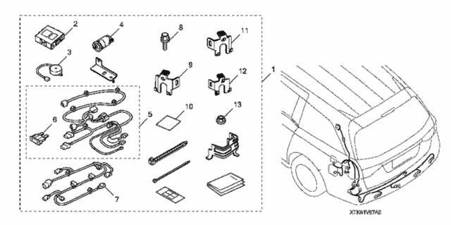 Back-UP Sensor Attachment (Smart Start) for 2015 Honda Odyssey #0