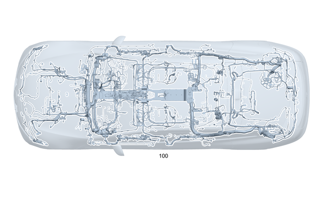 2975408022 - Electrical Equipment and Instruments: Electrical Wiring Harness for Mercedes-Benz: EQS 450, EQS 450+, EQS 580, EQS AMG Image image
