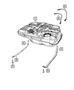 4766508AD - Fuel: Fuel Tank Strap, Right for Mopar Image