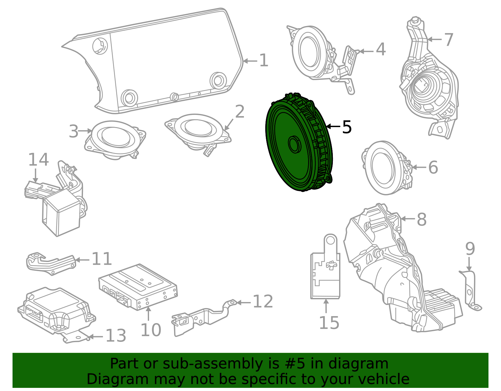 86160-48410 - High-Quality Speaker for AutoNation Parts