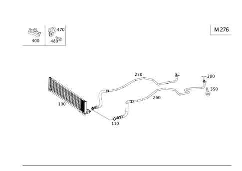 Transmission Cooling for 2013 Mercedes-Benz E400 #0