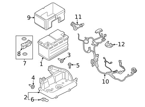 Battery for 2022 Lincoln Navigator #0