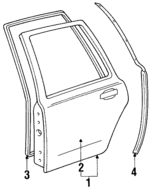 F7VZ5424631AA - Body: Door Shell for Lincoln: Town Car Image