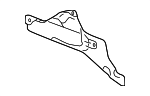 8W0804162B - Exhaust: Front Shield for Audi: A4, A4 allroad, A4 Quattro, A5 Quattro, A5 Sportback Image