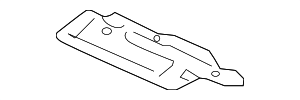 8W0804172 - Exhaust: Floor Pan Heat Shield for Audi Image