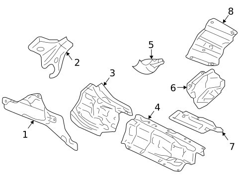 Heat Shields for 2025 Audi A4 allroad #0