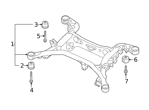 Suspension Mounting for 2020 Audi RS Q8 #1