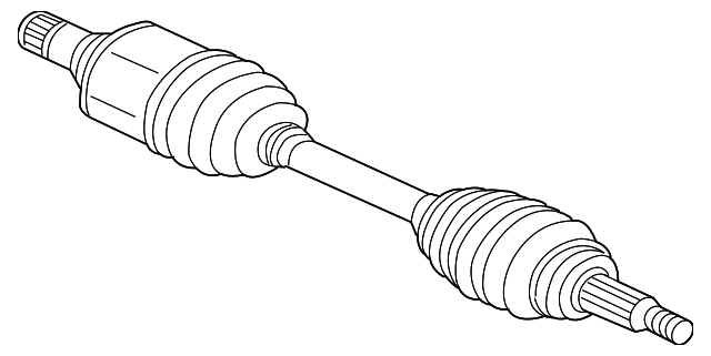 2007-2013 Mitsubishi Outlander Cv Axle Assembly 3815A140