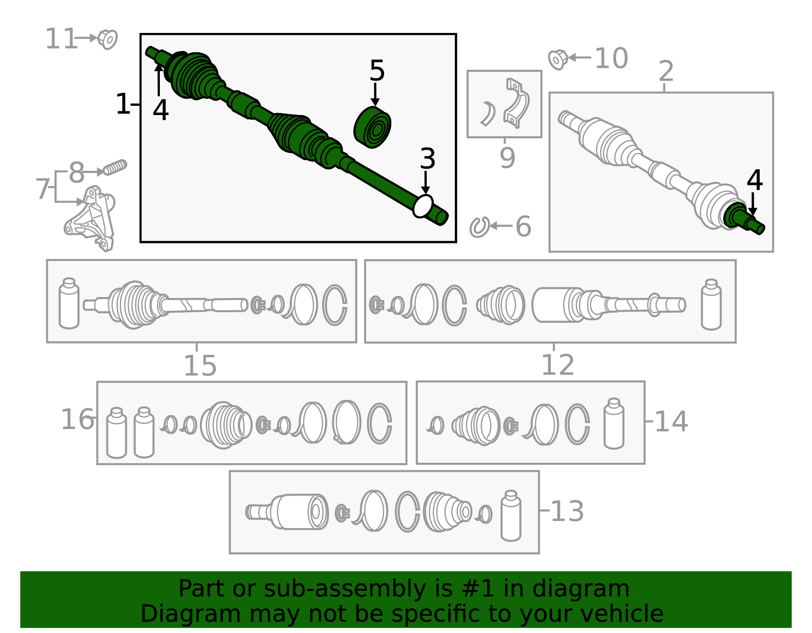FTB1-25-50XA - Axle Assembly 2013-2016 Mazda CX-5 | Mazda-Parts