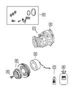 RX058032AC - : Air Conditioning Compressor for Mopar Image