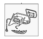 91031SA571 - : Mirror Assembly for Subaru: Forester Image