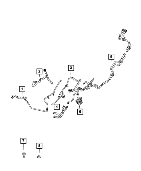 Water Pump and Related Parts for 2019 Jeep Wrangler #2