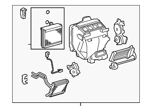 8705048242 - HVAC: Evaporator Assembly for Toyota Image
