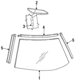4398021 - Body: Reveal Molding for Chrysler: Imperial, New Yorker Image