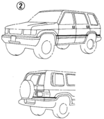 5878314970 - Body: Stripe Tape for Acura: SLX Image