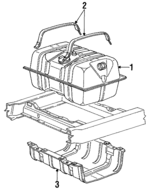 F2TZ9002M - Fuel System: Fuel Tank for Ford: Bronco Image