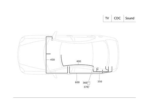 Cable Harness for Radio, Loudspeaker and CD-Player for 2006 Mercedes-Benz E320 #0