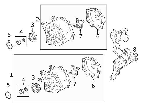 Alternator for 2015 Volkswagen Passat #0