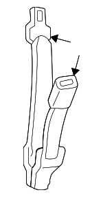 F75Z7860045FFF - Electrical: Center Seat Belt for FORD Image