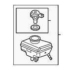 8K0611301A - : Master Cylinder Reservoir for Audi: A4, A4 Quattro, A5, A5 Quattro, A6, A6 Quattro, A7 Quattro, A8 Quattro, allroad, Q5, RS5, RS7, S4, S5, S6, S7, S8, SQ5 Image