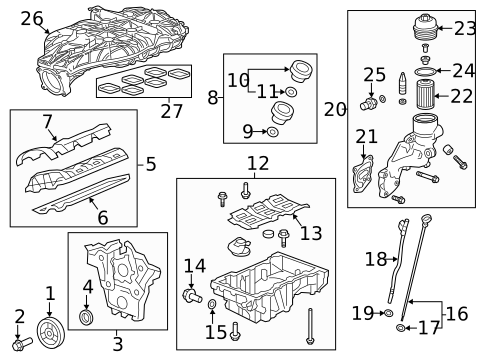 Intake for 2015 Cadillac ATS #0