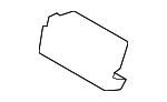LR097452 - Body: Seat Back Pad for Land Rover: Discovery Sport Image