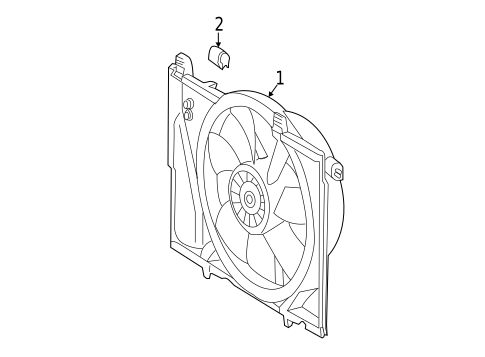 Cooling Fan for 2009 Mercedes-Benz SL63 AMG #0