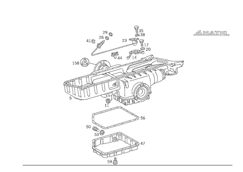 4MATIC&reg; Front Axle Drive for 1993 Mercedes-Benz 300TE #1