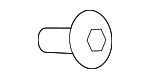 WX68DK7AA - Body: Front Console Rivet for Mopar Image
