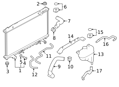 Intercooler for 2020 INFINITI Q60 #3