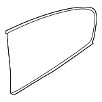 51372996096 - Body: Quarter Glass for BMW: 1 Series M, 128i, 135i, 135is Image