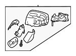 91036AL80B - : Mirror for Subaru: Legacy, Outback Image