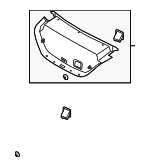 81050G9520NNB - : Trunk Lid Trim for Genesis: G70 Image