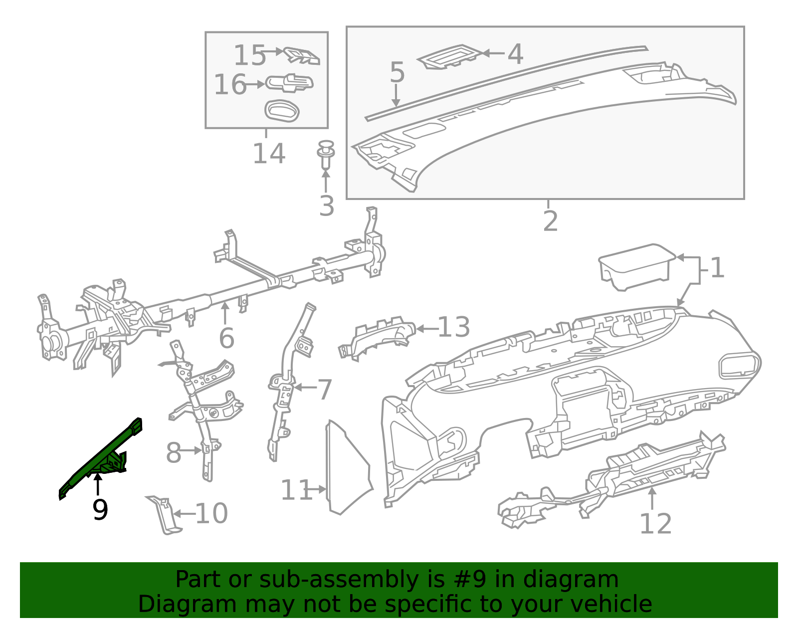 55308-47040 - Side Brace 2016-2022 Toyota | Toyota San Diego Parts