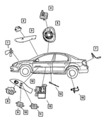 5293096AA - Electrical: Underhood Switch for Mopar Image