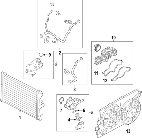 Cooling System for 2009 Mazda 6 #0
