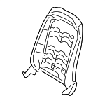 88310G5070 - Body: Seat Back Frame for Kia: Niro, Niro EV Image