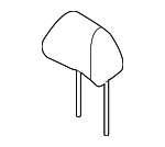 88700G5020DPS - Body: Headrest for Kia: Niro, Niro EV Image