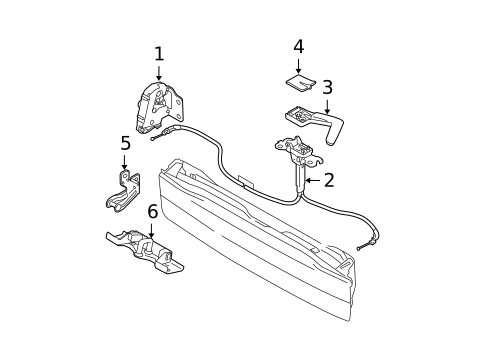 Liftgate for 2007 Volvo XC90 #0