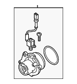 4L121011X - Belts &amp; Cooling: Engine Water Pump for Volkswagen: Beetle, Golf, Golf SportWagen, Jetta Image
