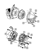 53004473AB - Clutch: Clutch Housing Spacer for Mopar Image