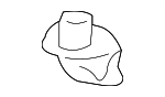 88217SDBA01ZB - Body: Sun Visor Holder for Honda Image