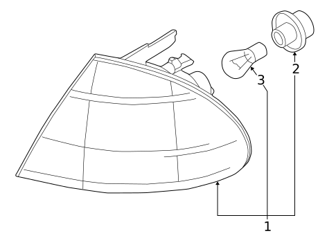 Signal Lamps for 2001 BMW 325xi #0