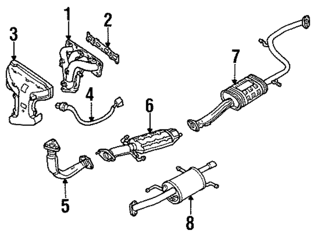 K24T40500E - : Exhaust Pipe for Kia Image