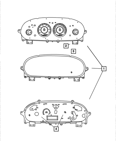 Instrument Panel Cluster for 2006 Chrysler Sebring #0