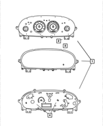 4602474AC - Instrument Panel and Radios and Consoles: Instrument Panel Cluster for Mopar Image