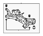 62405G3050 - Suspension: Cross-member for Hyundai: Elantra GT, Veloster Image